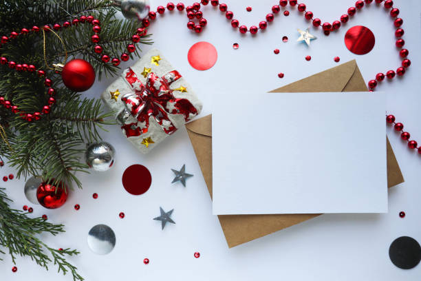 istock frame from fir branches and Christmas tree decorations 1337244187