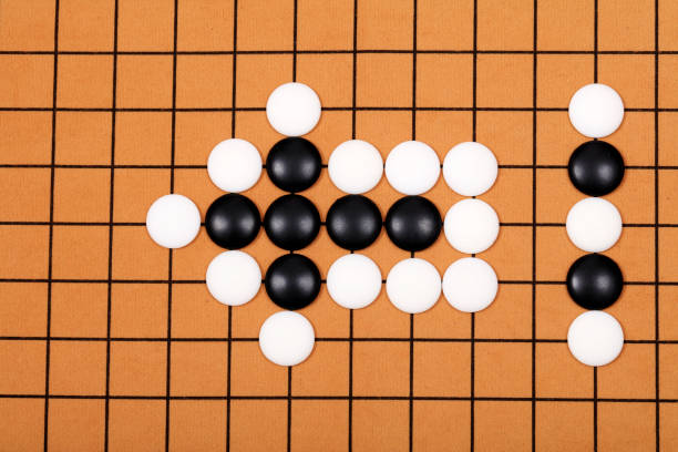 istock chinese game go,  Gobang and go game board 1337254032