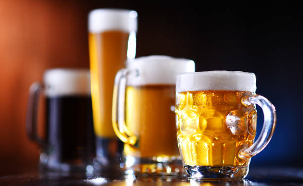 istock Composition with glasses of beer of various kinds 1337278180