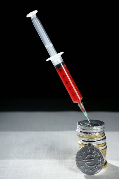 istock euro currency syringe injection, financial metaphor 1337284406