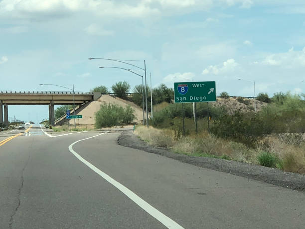 Ramp to Interstate 8, West to San Diego