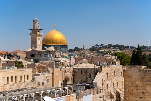 Al-Aqsa Mosque on Temple Mount of Old City, Jerusalem