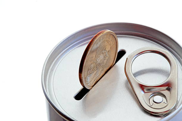 istock Tin money box bank 133728945