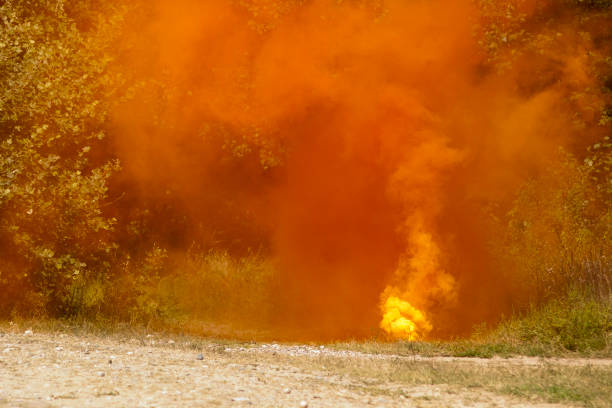 istock Smoke signal bomb 1337290452