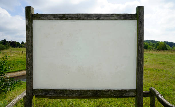istock Space for your own text on this information board 1337296175