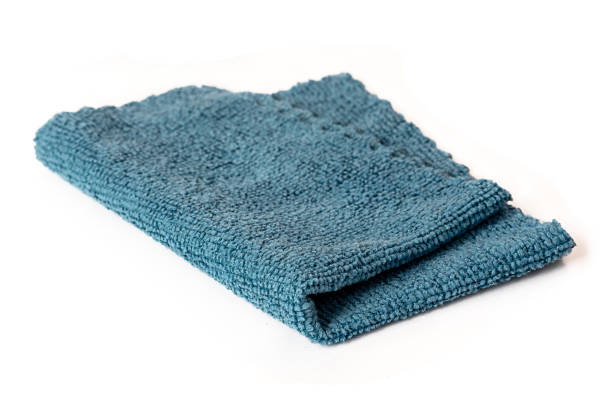 istock Blue microfiber cloth for cleaning premises. Housework and office work. 1337297449