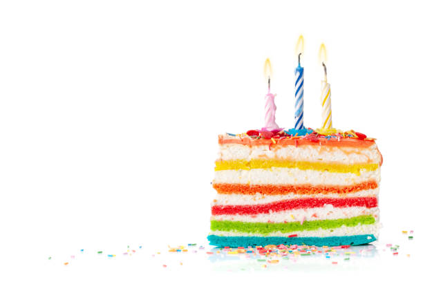istock Birthday cake with candles 1337299891