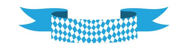 바이에른 리본 옥토버페스트 블루와 화이트 마름모꼴 플래그 바이에른 옥토버페스트 블루 체크 무늬 배경 배경 벽지 벡터 오래된 다이아몬드 배경 균열과 먼지 - bayern stock illustrations