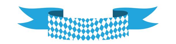 ilustrações de stock, clip art, desenhos animados e ícones de bavarian ribbon beer fest seamless pattern with blue and white rhombus flag of bavaria beer fest blue checkered background wallpaper vector old diamonds background with cracks and dust - invitation pattern argyle blue