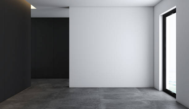 istock Minimalist home interior without furniture 1337314862