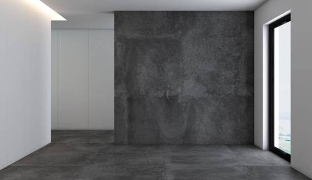 istock Minimalist home interior without furniture 1337314896