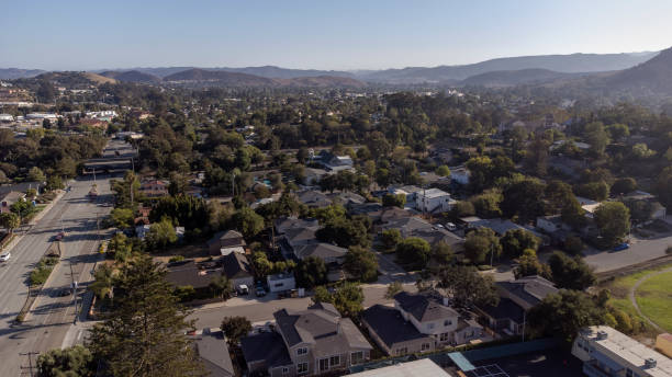 istock Aerial View of Small Town 1337320259