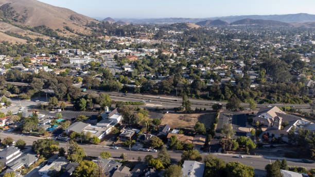istock Aerial View of Small Town 1337320292