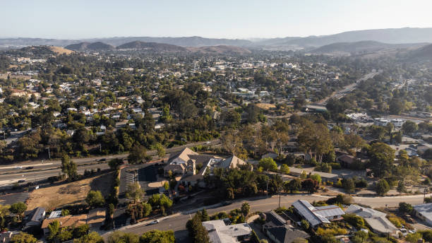 istock Aerial View of Small Town 1337320296