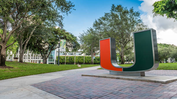 University of Miami stock photo