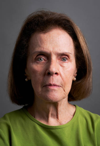 istock Serious Senior woman looking at the camera 1337346399