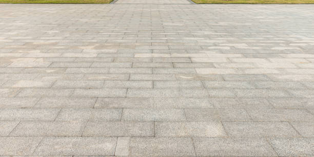 istock Pavement made of stone slabs 1337347394