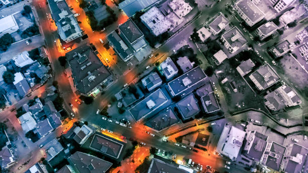 istock City Streets Aerial View 1337357906