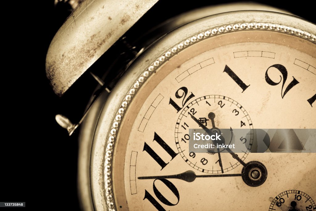 Vecchio orologio - Foto stock royalty-free di Accuratezza