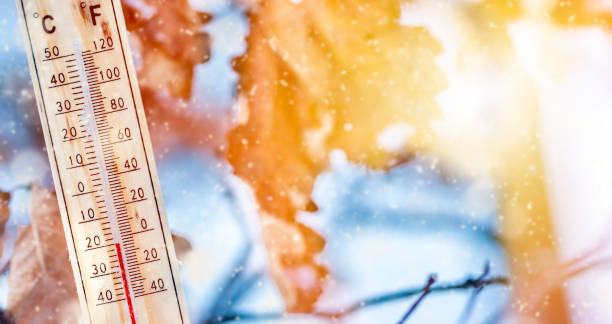 istock Winter time. thermometer on snow shows low temperatures. 1337370777