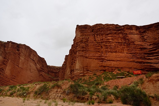 Xinjiang province, Aksu region, Wensu County,Wensudaxiagu (Wensu Grand Canyon),World Natural Heritage.
It is also known as the World Salt Valley, Xinjiang Wenshu Salt Mound National Geological Park, Tianshan Tomur Grand Canyon. 
Wenshu Grand Canyon is the most beautiful Danxia geological wonder in western China,China's largest rock salt karst geological scenic spot.
It has China's rare ancient rock salt geological scenery,The strange Geological landscape of Yadan in western China,China's unique giant karst erosion geological secret,Be called 