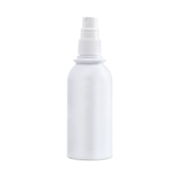 istock A white plastic bottle with a sprinkler. Packaging for various cosmetic and antiseptic products. 1337377339