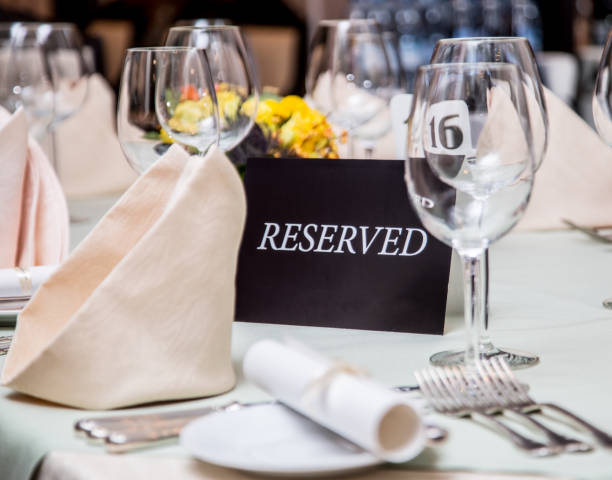 istock Festival dinner setting and 