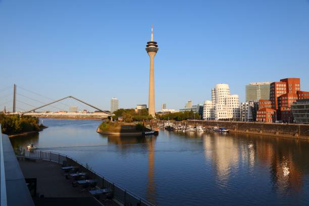 istock German city - Dusseldorf city Hafen 1337398087