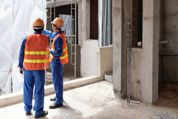 istock Head Contractor Showing Site to Construction Manager 1337399588