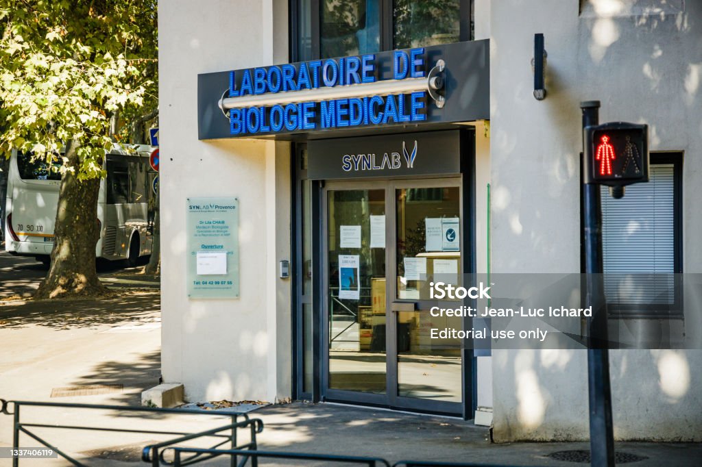 Photo libre de droit de Entrée Du Laboratoire De Biologie Médicale