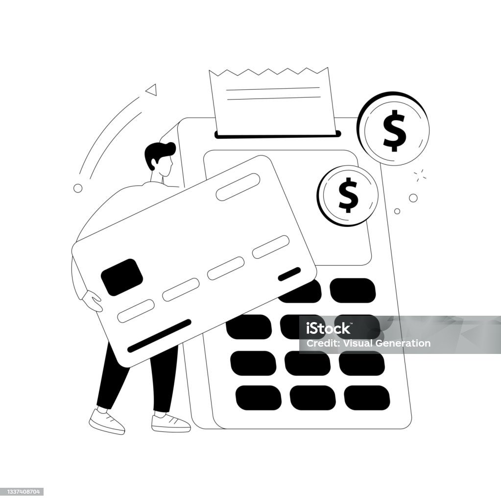 Payment Process Vector Image Payment Processing Abstract Concept Vector Illustration Stock ...