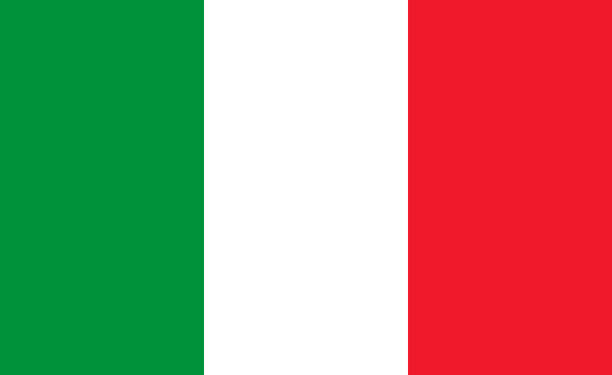 イタリアの旗。イタリアの国旗のアイコン。イタリアのエンブレムのデザイン。イタリアの旗。ヨーロッパの国の背景。公式バッジ用の緑、白、赤の色。ボタンとステッカーのイラスト。ベ� - italian flag点のイラスト素材／クリップアート素材／マンガ素材／アイコン素材