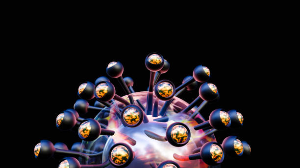 istock Image of spike protein projections of a new coronavirus (COVID-19) 1337413552