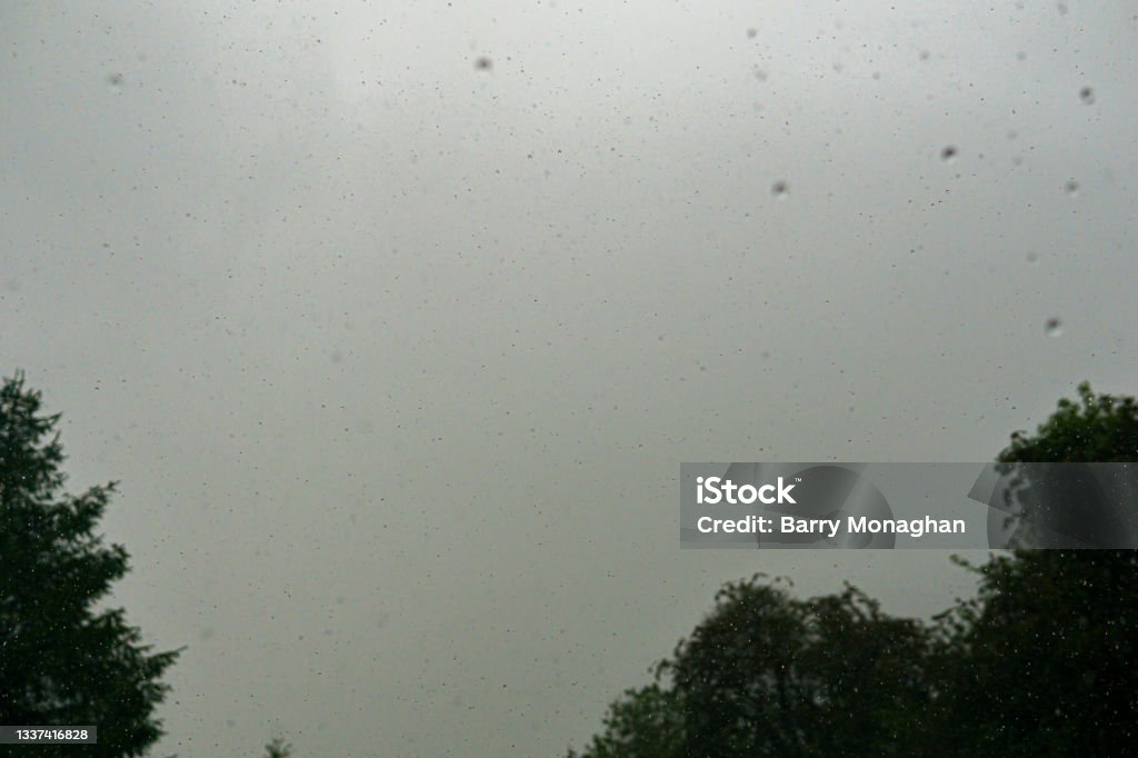 Rainfall Captured With A High Shutter Speed Stock Photo - Download ...