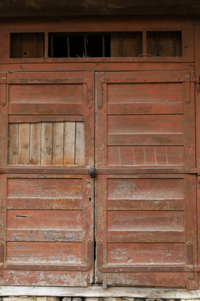 istock Abandoned industrial area, abstract background. Old grunge loft building 1337418720