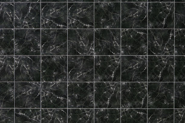 istock Wall or floor in marble stylized tiles, background 1337420030