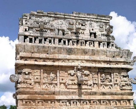 Temple of the Jaguar, Chichen Itza, Yucatan Peninsula, Mexico