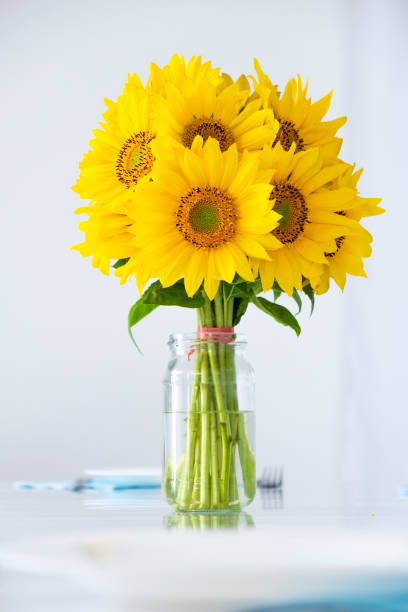 istock Sunflowers in vase 1337424551