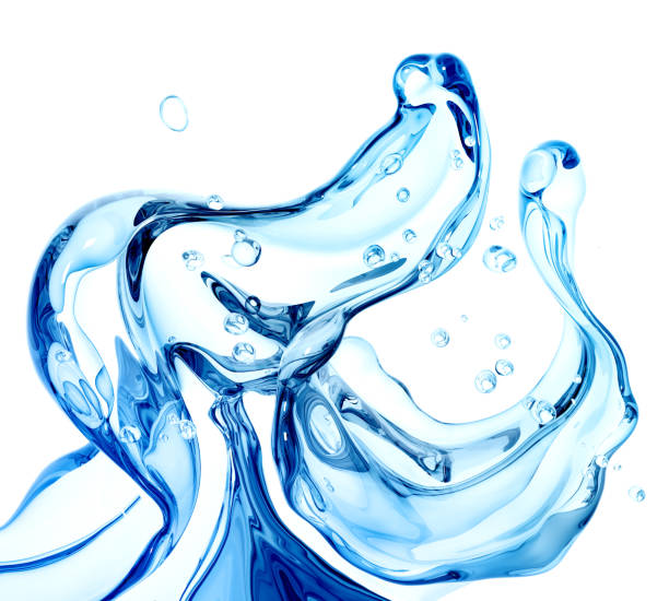 istock Splashing of water abstract background,3d rendering 1337428034