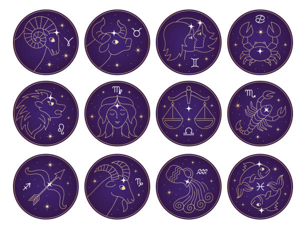 Horoscope characters. Zodiac signs scorpio cancer scales the bull the archer astrology gemini leo recent vector symbols collection Horoscope characters. Zodiac signs scorpio cancer scales the bull the archer astrology gemini leo recent vector symbols collection. Illustration of set constellation sign to calendar scorpions drawings stock illustrations