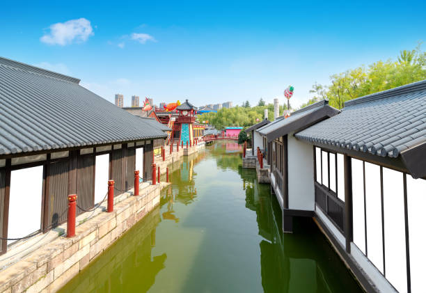 A small town in Jiangnan style, Xi'an, China.