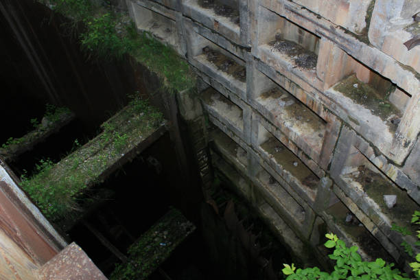 istock Incredible Cold War era building. 60 meter underground shelter. The largest secret facility of the USSR 1337436730