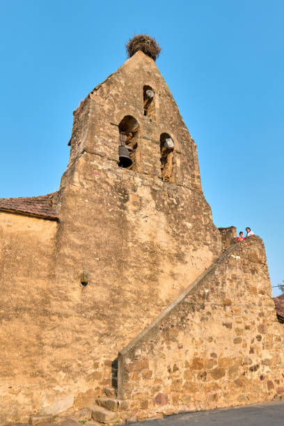 istock Bell tower in an old church in Spain 1337443801