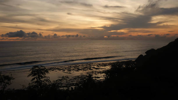 istock Sunset at Nyang - Nyang Beach Bali, Indonesia 1337444383