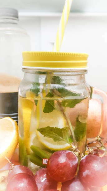 istock infusion water made from various kinds of refreshing fruit 1337445439