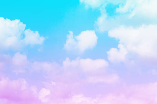 istock pastel soft sky, purple pink sky, cloud and sky in pastel colored soft for background 1337455152