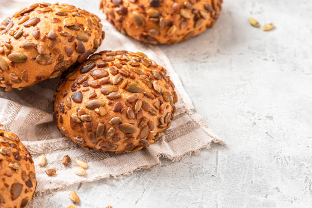 istock Homemade bread with pumpkin and sunflower seeds 1337460113