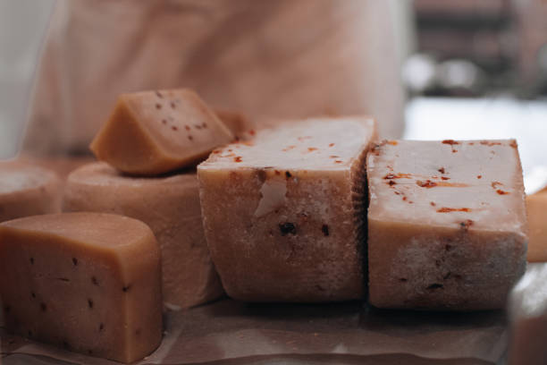istock Various types of cheese. Dark moody. Free space for text. Toned. 1337463784