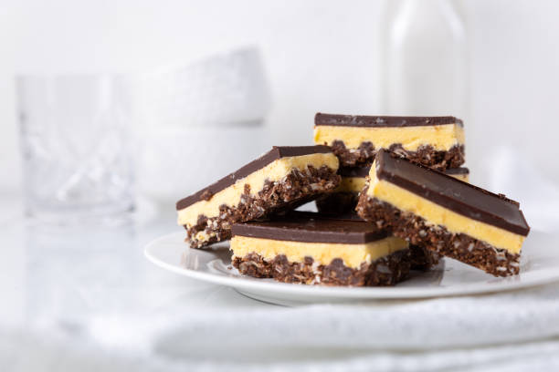 istock Nanaimo bars - a traditional Canadian dessert 1337465170