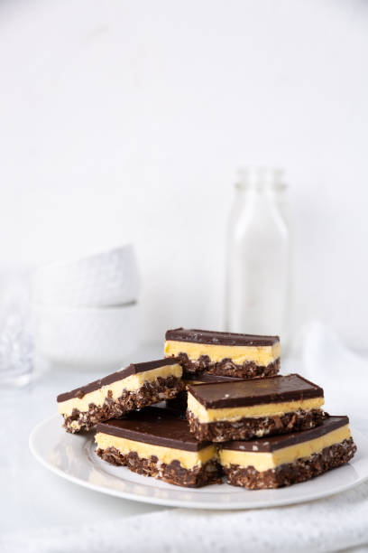 istock Nanaimo bars - a traditional Canadian dessert 1337465176